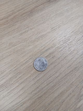 MONEDA 1 REAL ISABEL II PLATA 1859 MADRID
