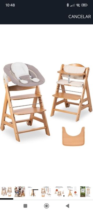 Hauck Beta Trona evolutiva bebé