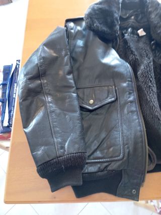 Giubbotto pelle Scoth marrone