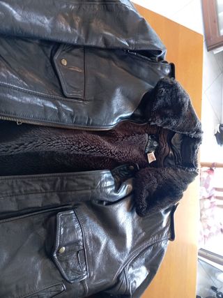 Giubbotto pelle Scoth marrone