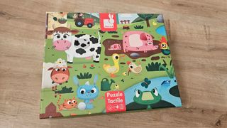 Puzzle táctil Janod granja