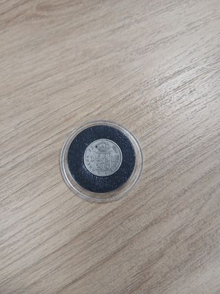 MONEDA 1 REAL ISABEL II PLATA 1852
