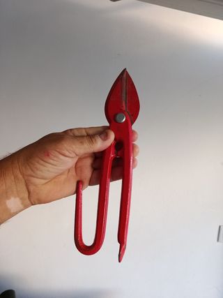 Tijeras cortar chapa - rojas