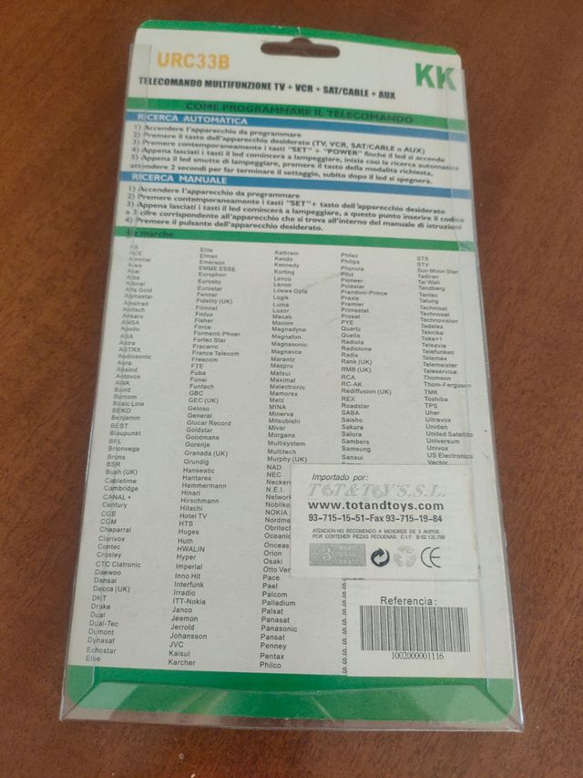 Mando universal 15 en 1 URC33B