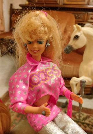 Coppia di Barbie Rockstars cantante e chitarrista