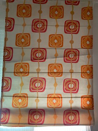 Cortinas estampadas vintage . 90 ancho 166 largo.