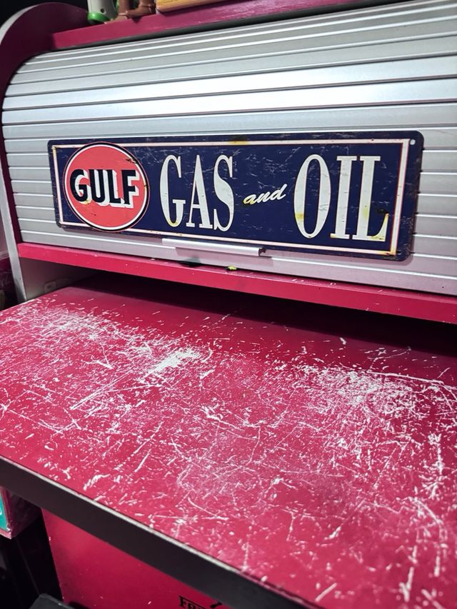 Placa Gulf Gas & Oil