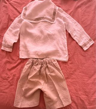 Traje lino comunión niño 8 años
