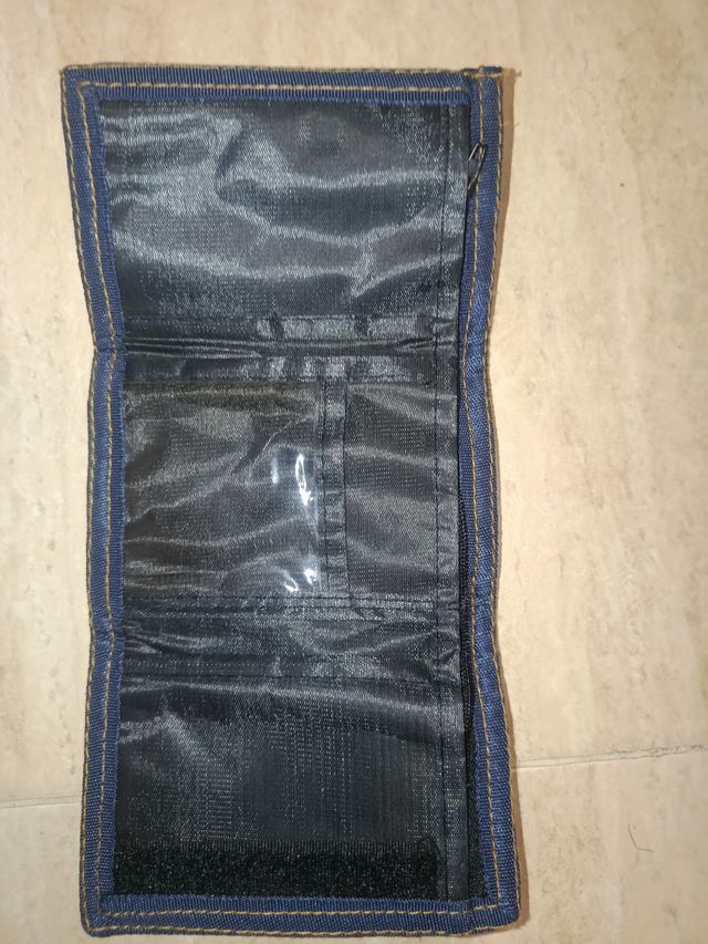 Cartera vaquera azul