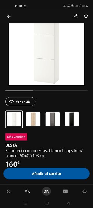 Modulo Ikea BESTA blanco
