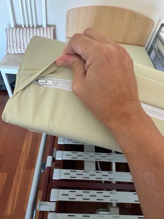 Colchón hospitalario 90x190x14 cm  PVC.