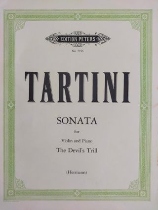 Partituras para violín: Tartini y Paganini