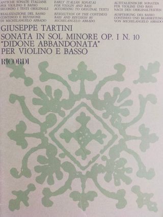 Partituras para violín: Tartini y Paganini