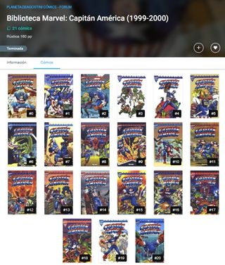 BIBLIOTECA MARVEL: CAPITÁN AMÉRICA #0-20, COMPLETA