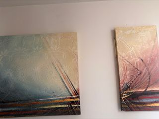 2 Cuadros - Lienzos Multicolor