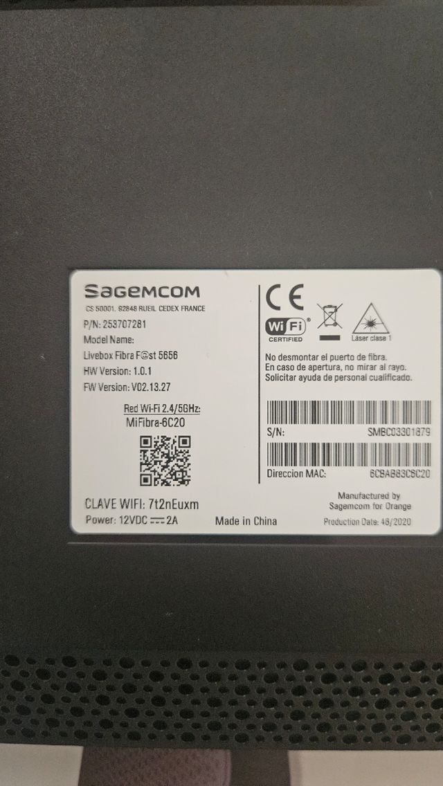 Livebox Fibra - Router