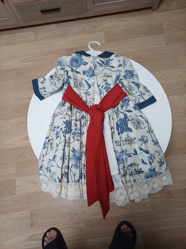 Vestido niña flores - Talla 5