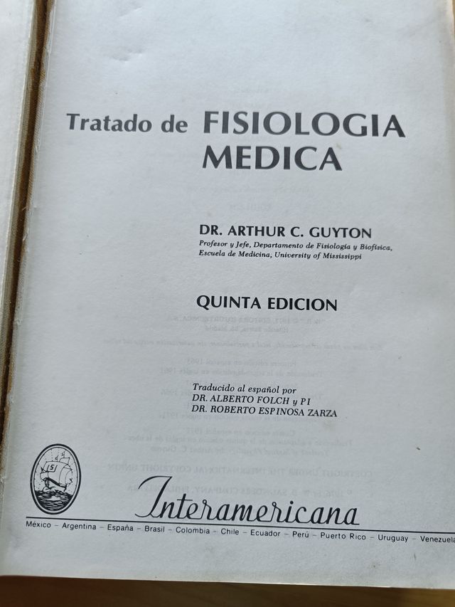LIBRO: TRATADO DE FISIOLOGÍA MÉDICA