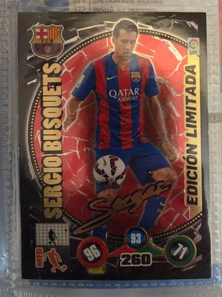 EDL FIRMADA ADRENALYN XL 2014-2015 SERGIO BUSQUETS