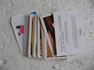 cromos sueltos álbum Heidi Fher año 1975