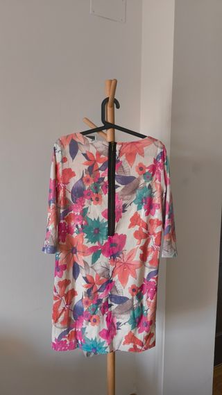 Vestido Zara lentejuelas multicolor