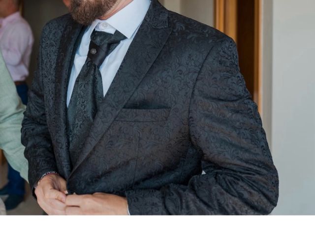 Abito da cerimonia da sposo/sposa nero da uomo