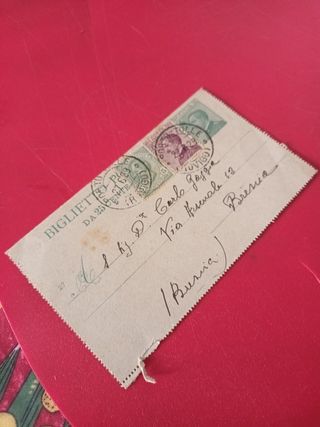 Biglietto Postale Italia 1929