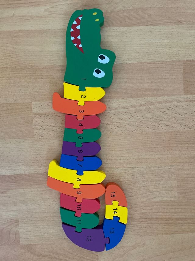 Puzzle cocodrilo 15 piezas