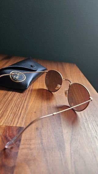 Gafas de sol Ray-Ban Round Metal: rosa/marrón