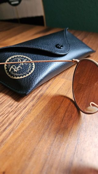 Gafas de sol Ray-Ban Round Metal: rosa/marrón
