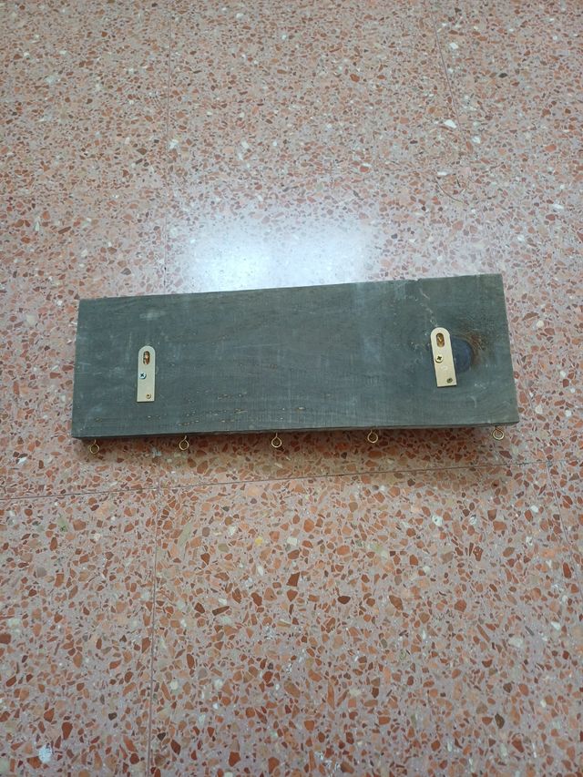 Perchero Pared - Home - Madera Gris