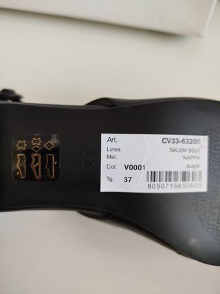 Gaudi Slingback Pelle Nera 37