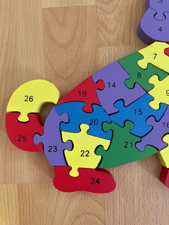 Puzzle madera perro 26 piezas