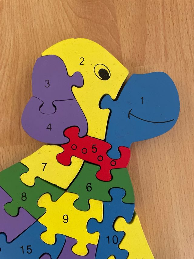 Puzzle madera perro 26 piezas