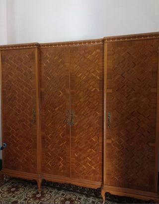 Habitacion matrimonio antigua estilo clasico