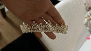 Tiara novia - Plata y briilantes. Novias Pina