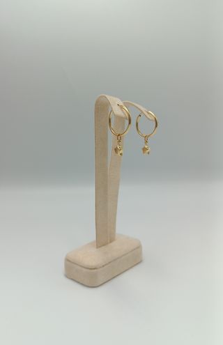 Pendientes de oro de 18kt.