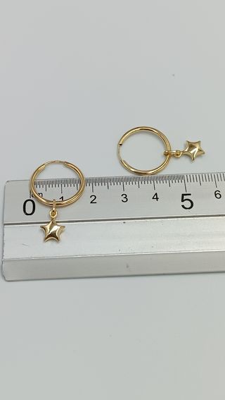 Pendientes de oro de 18kt.