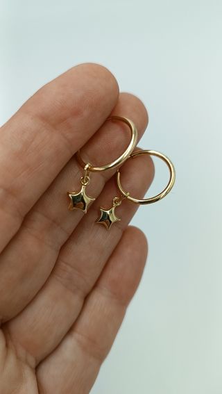 Pendientes de oro de 18kt.