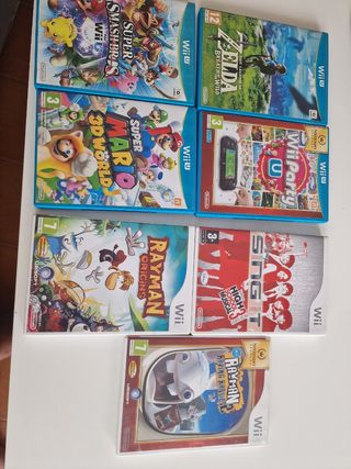 Juegos Wii & Wii U - 7 juegos