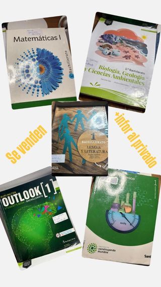 Libros 1º Bachillerato