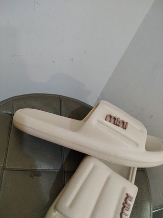 Ciabatte Uomo Beige N.42
