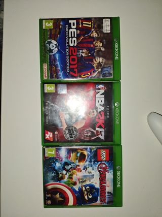 3 juegos Xbox One