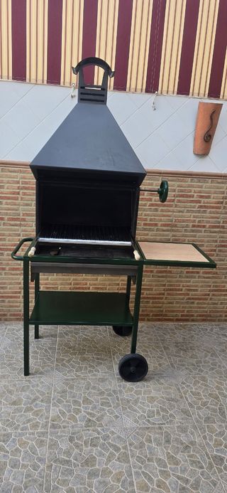 Barbecue a carbonella - nero e verde
