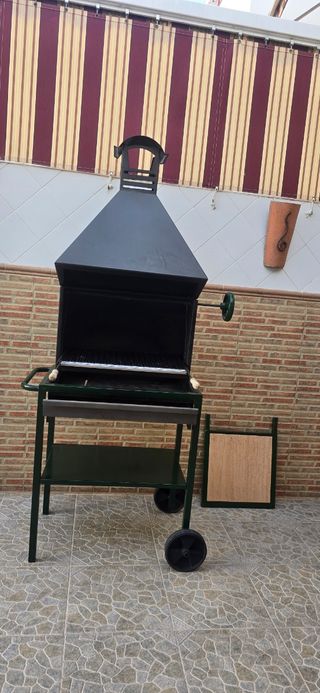 Barbecue a carbonella - nero e verde