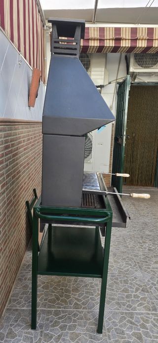 Barbecue a carbonella - nero e verde
