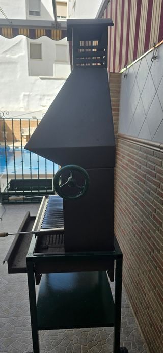 Barbecue a carbonella - nero e verde