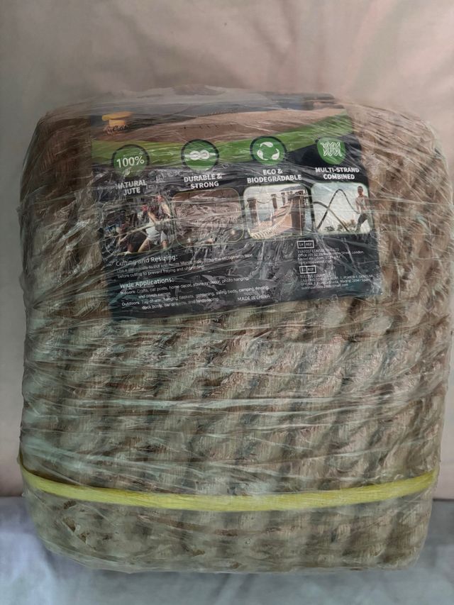 Cuerda yute 100%: Resistente NUEVA
