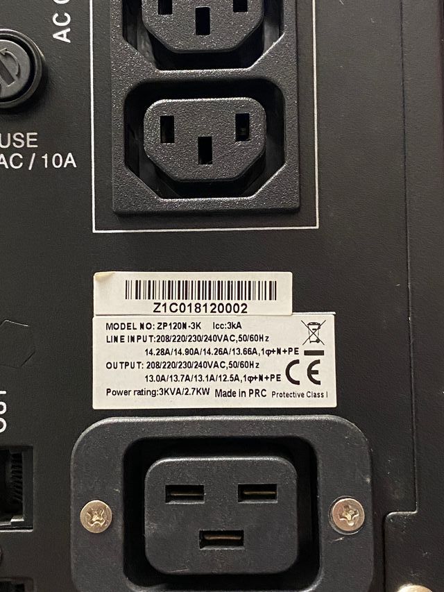 UPS Gtec 3000VA - Gruppo di continuità