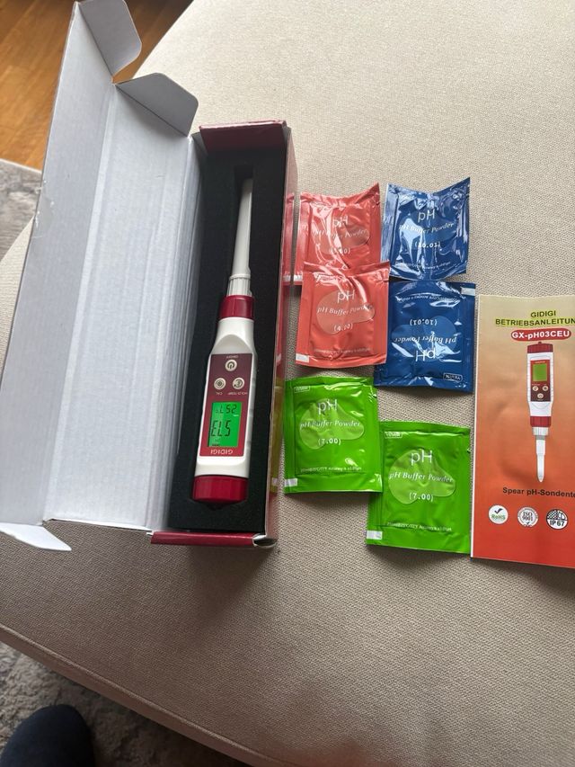 MEDIDOR PH DE ALIMETOS GIDIGI NUEVO A ESTRENAR